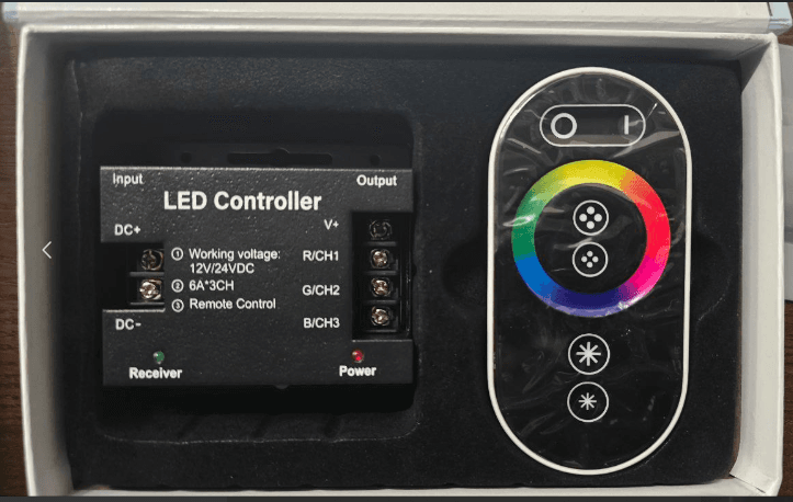 Контролер TOUCH SERIES RGB -3 18A- A сенс. з пультом