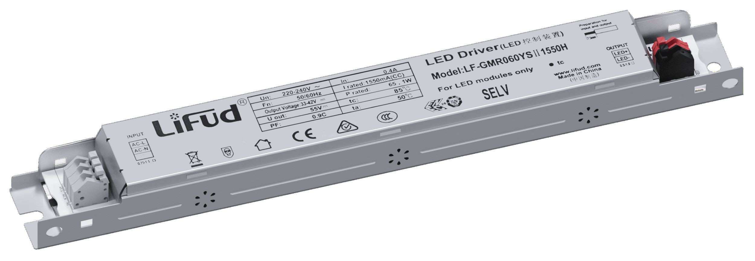 Драйвер LiFud LF- GMR060YSI550H 33-42V 1550mA