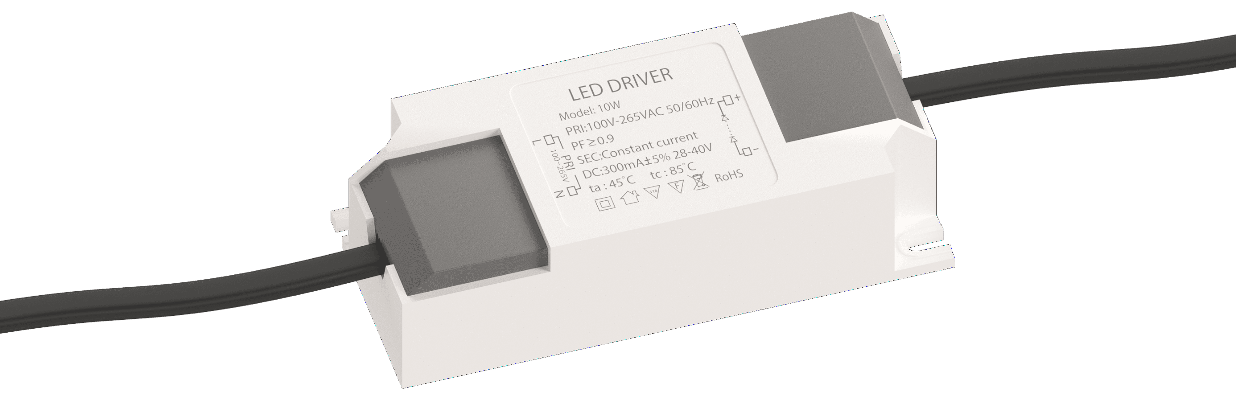 Драйвер 300mA 28-40V 10W IP20