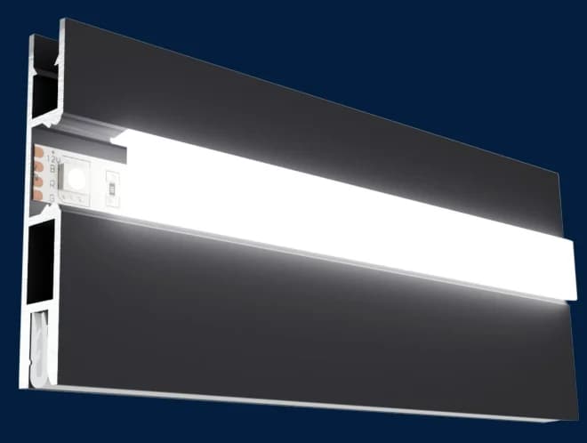 Kordon mini с LED-лентой под рассеивателем